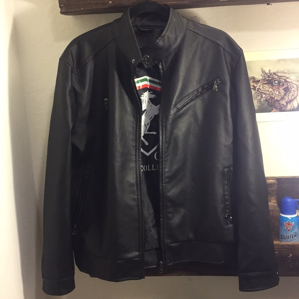 VG World Collection Black Moto Jacket
